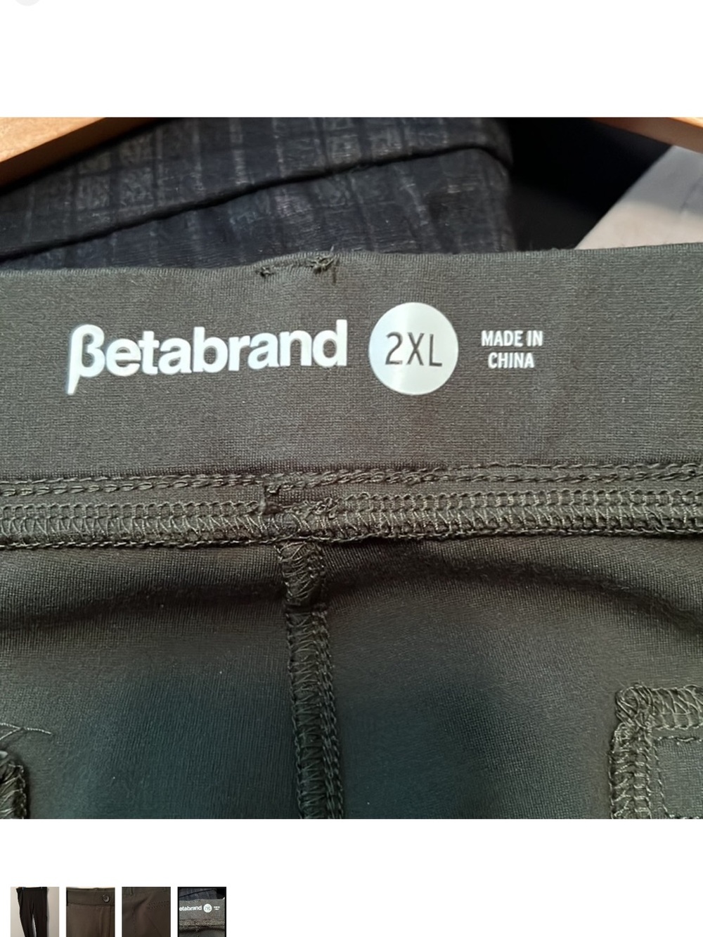 Betabrand GREEN 2XL High-Waist Active Leggings